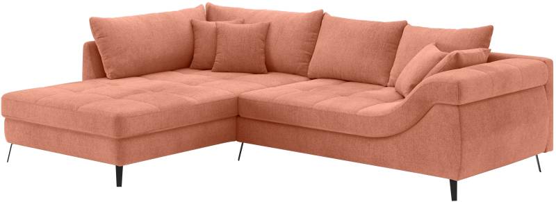Mr. Couch Ecksofa »Portofino, L-Form«, Mit Kaltschaumpolsterung, bis 140 kg belastbar von Mr. Couch