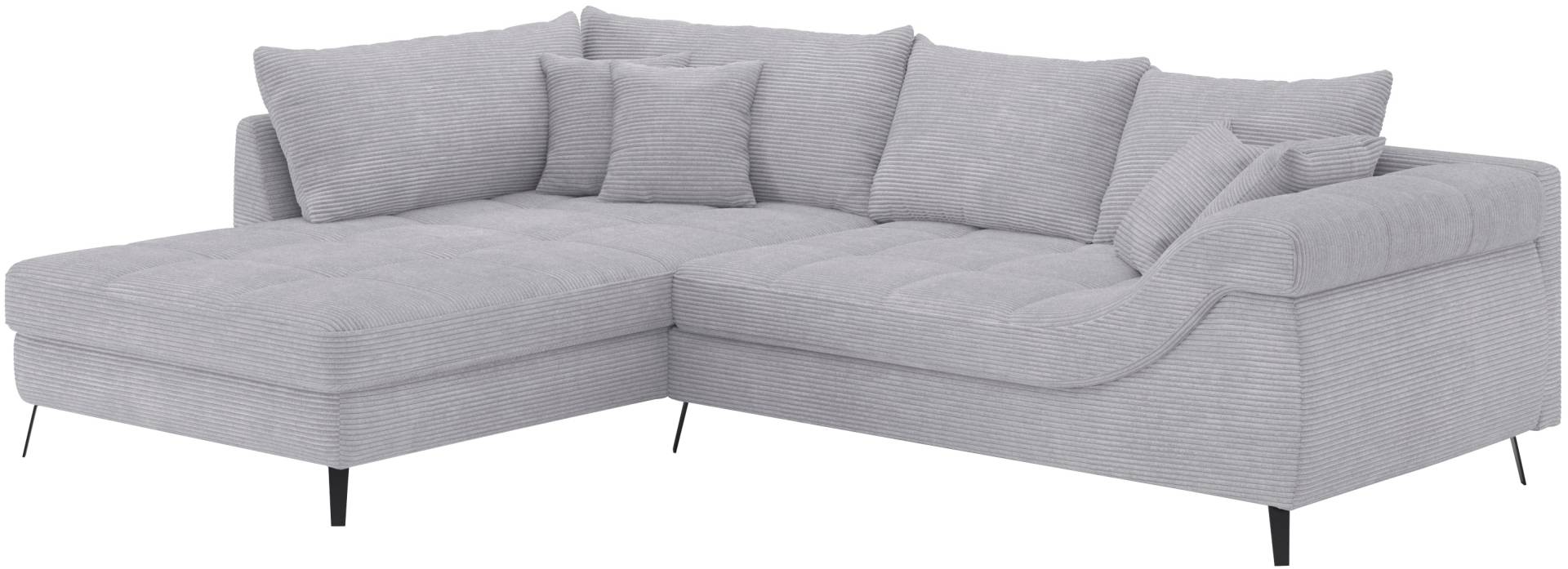 Mr. Couch Ecksofa »Portofino, L-Form«, Mit Kaltschaumpolsterung, bis 140 kg belastbar von Mr. Couch