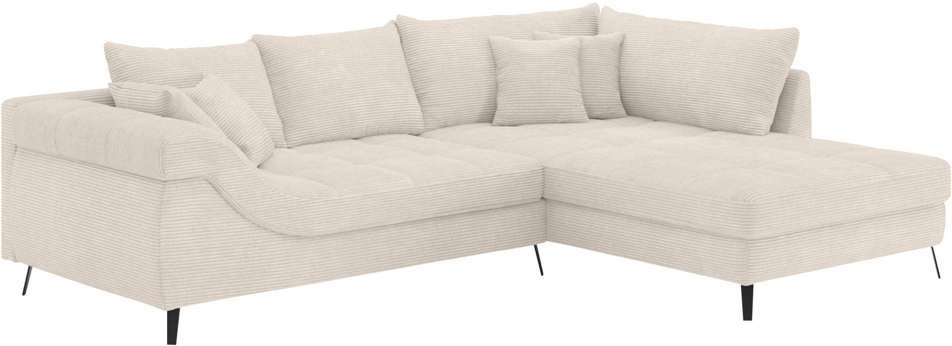 Mr. Couch Ecksofa »Portofino L-Form«, 4 Bezugsqualitäten, 13,5 cm hohe Metall-Profilfüsse in matt-schwarz Mr. Couch Ecksofa »Portofino L-Form«, 4 Bezugsqualitäten, 13,5 cm hohe Metall-Profilfüsse in matt-schwarz von Mr. Couch