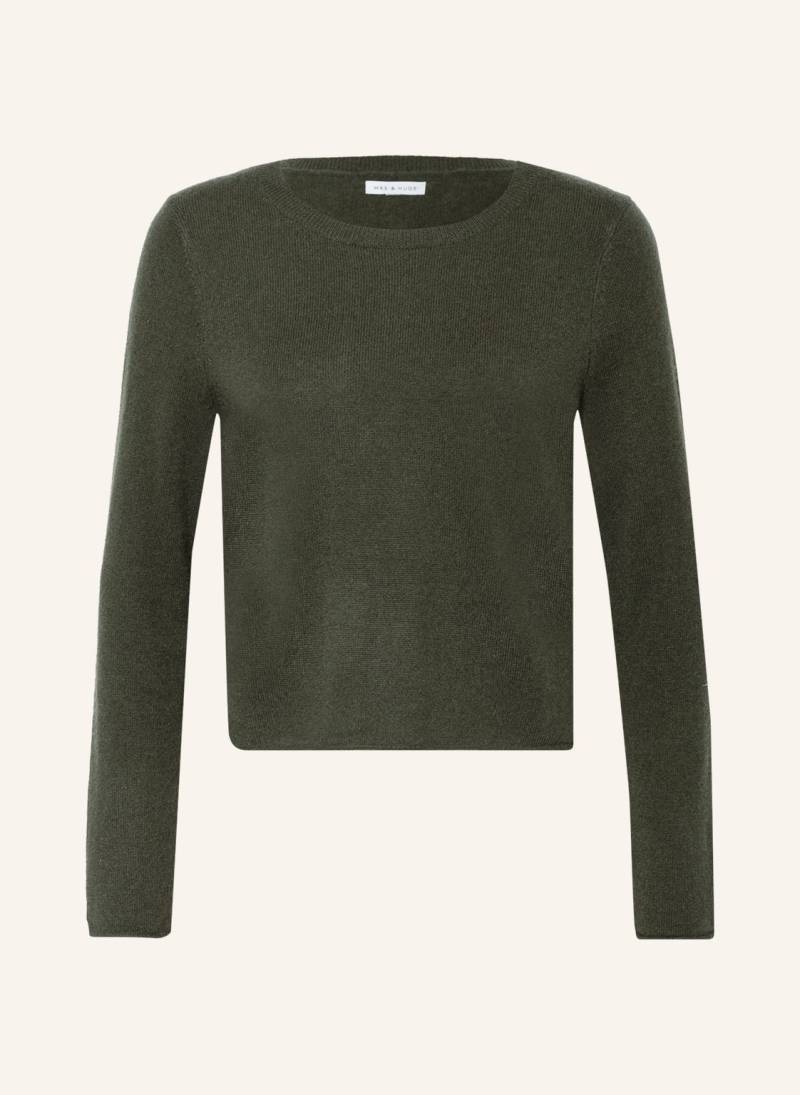 Mrs & Hugs Cashmere-Pullover gruen von Mrs & HUGS