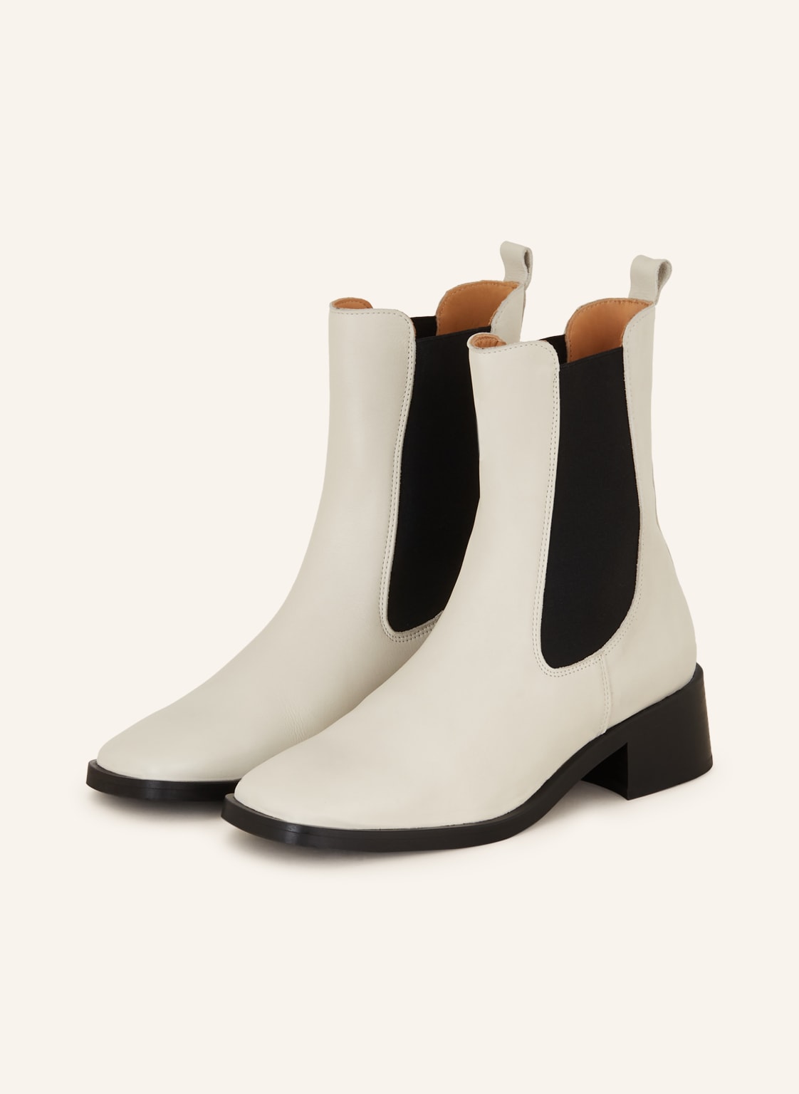 Mrs & Hugs Chelsea-Boots weiss von Mrs & HUGS