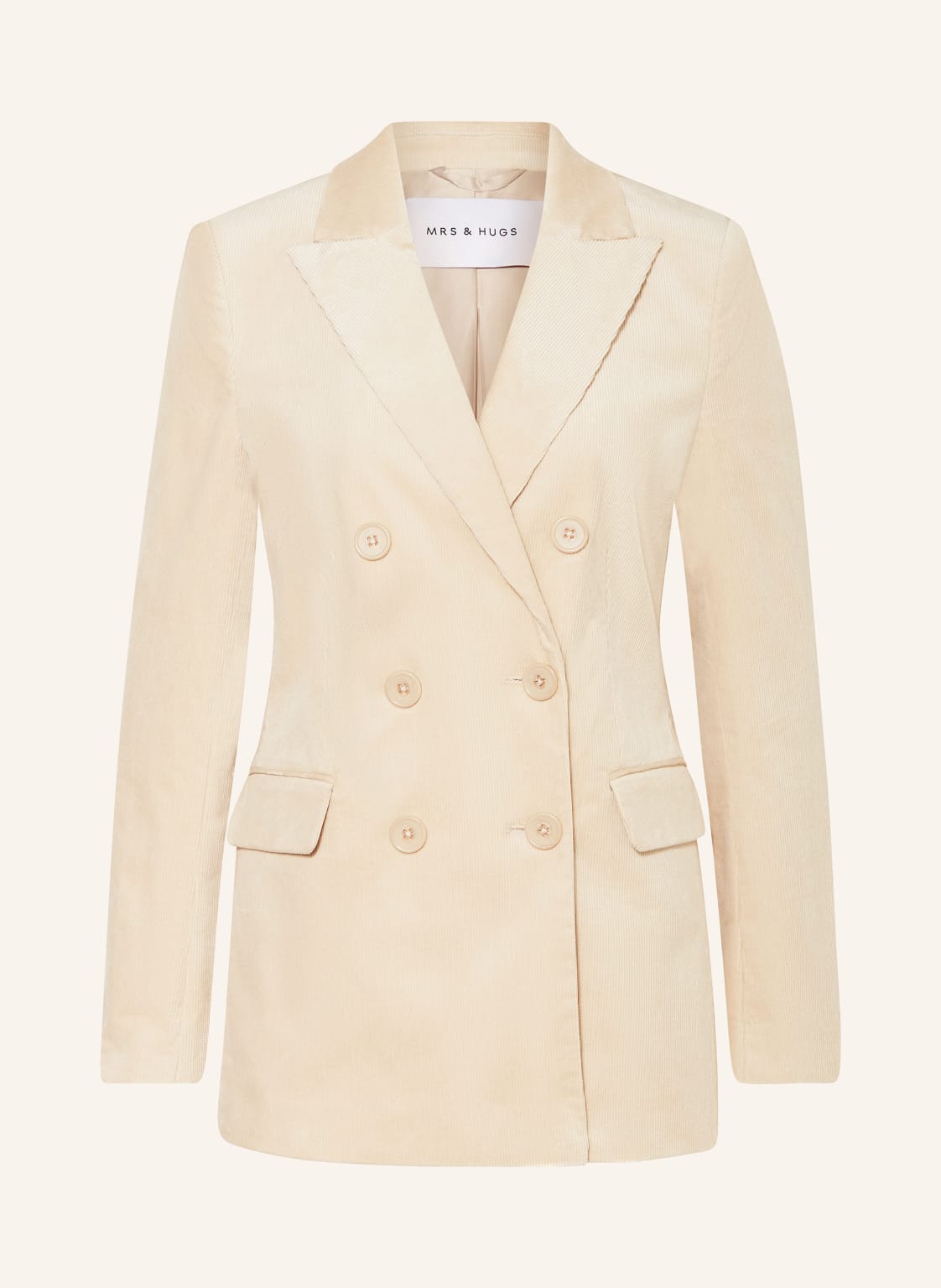 Mrs & Hugs Cordblazer beige Mrs & Hugs Cordblazer beige von Mrs & HUGS
