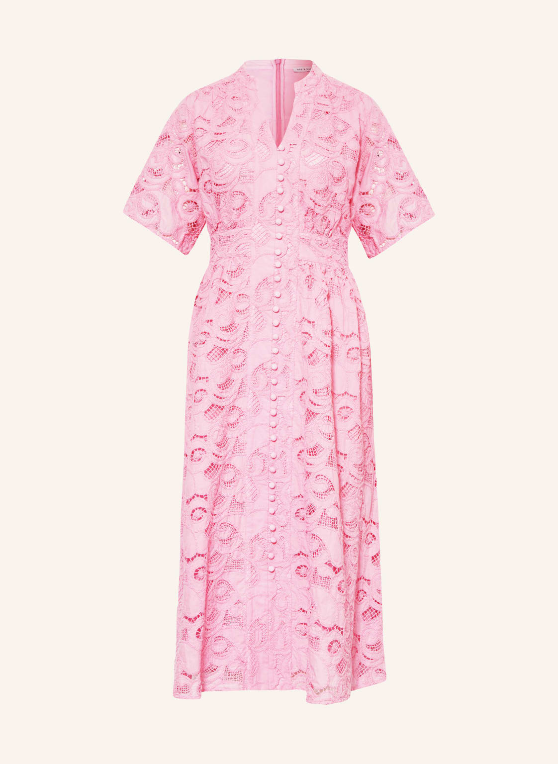 Mrs & Hugs Kleid Aus Lochspitze rosa von Mrs & HUGS