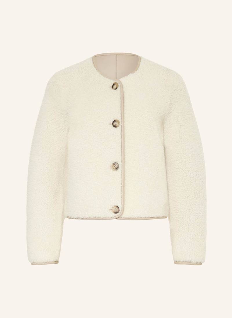 Mrs & Hugs Lederjacke Zum Wenden weiss von Mrs & HUGS