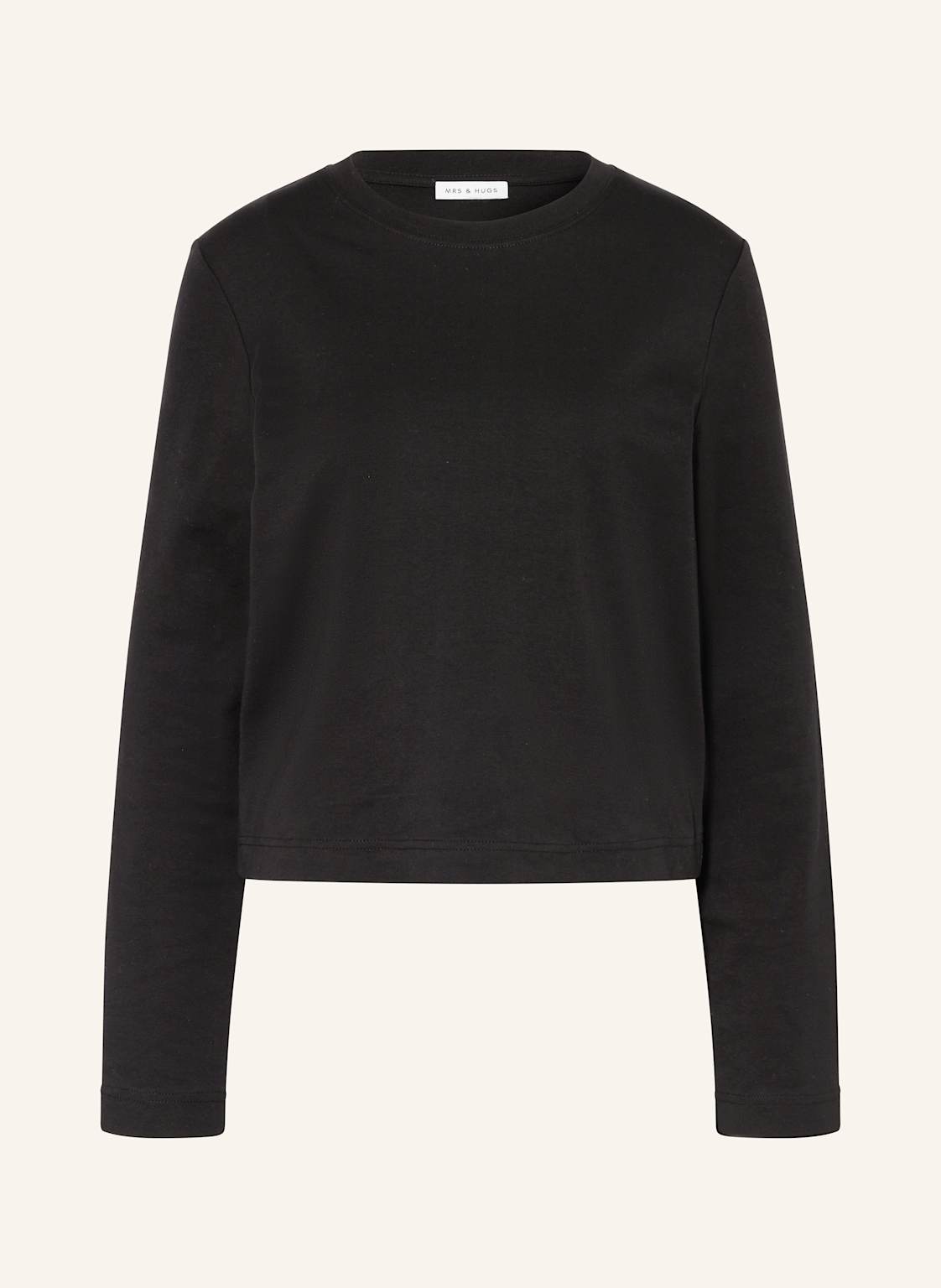 Mrs & Hugs Longsleeve schwarz von Mrs & HUGS