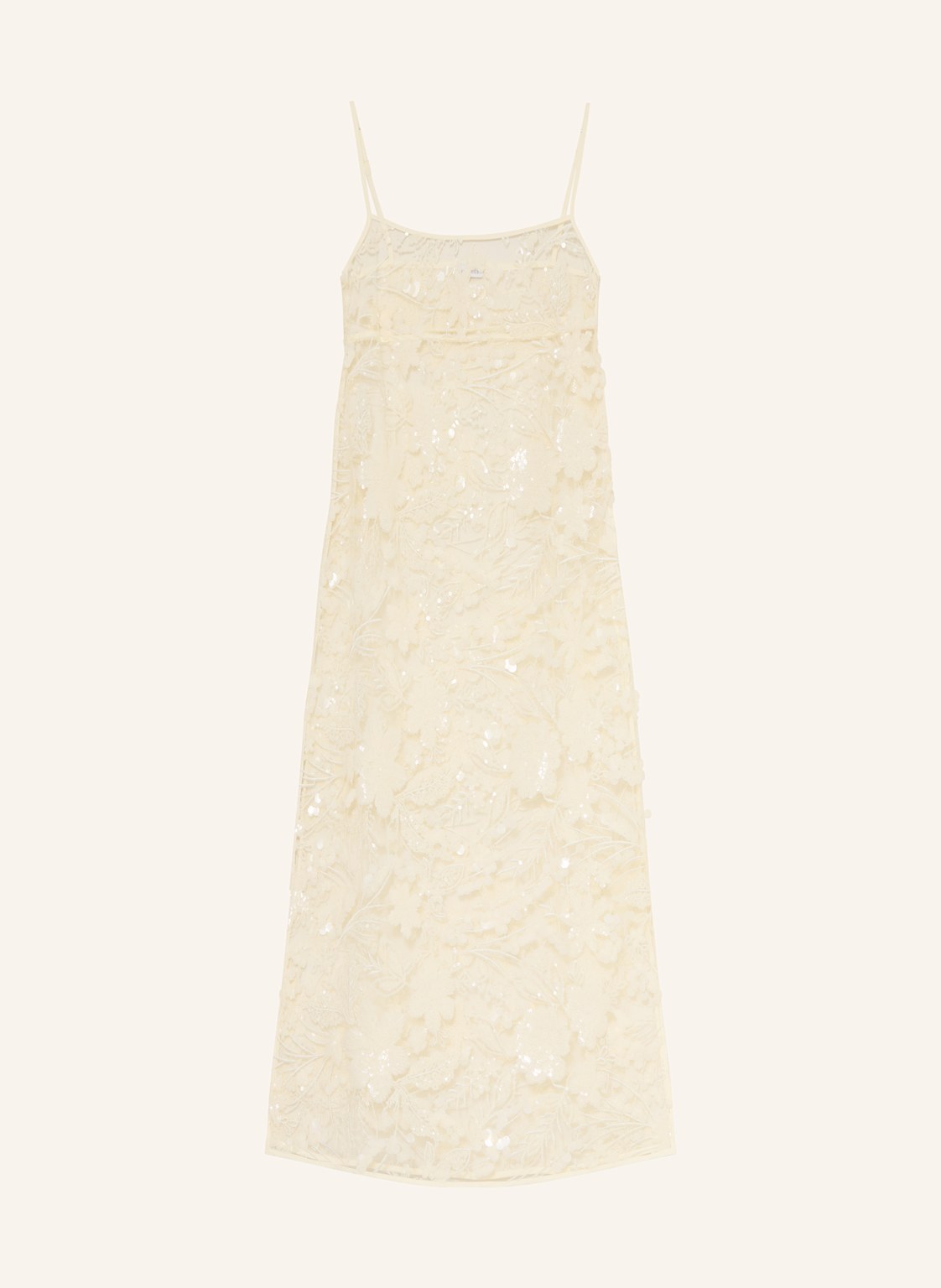 Mrs & Hugs Mesh-Kleid Mit Pailletten beige Mrs & Hugs Mesh-Kleid Mit Pailletten beige von Mrs & HUGS