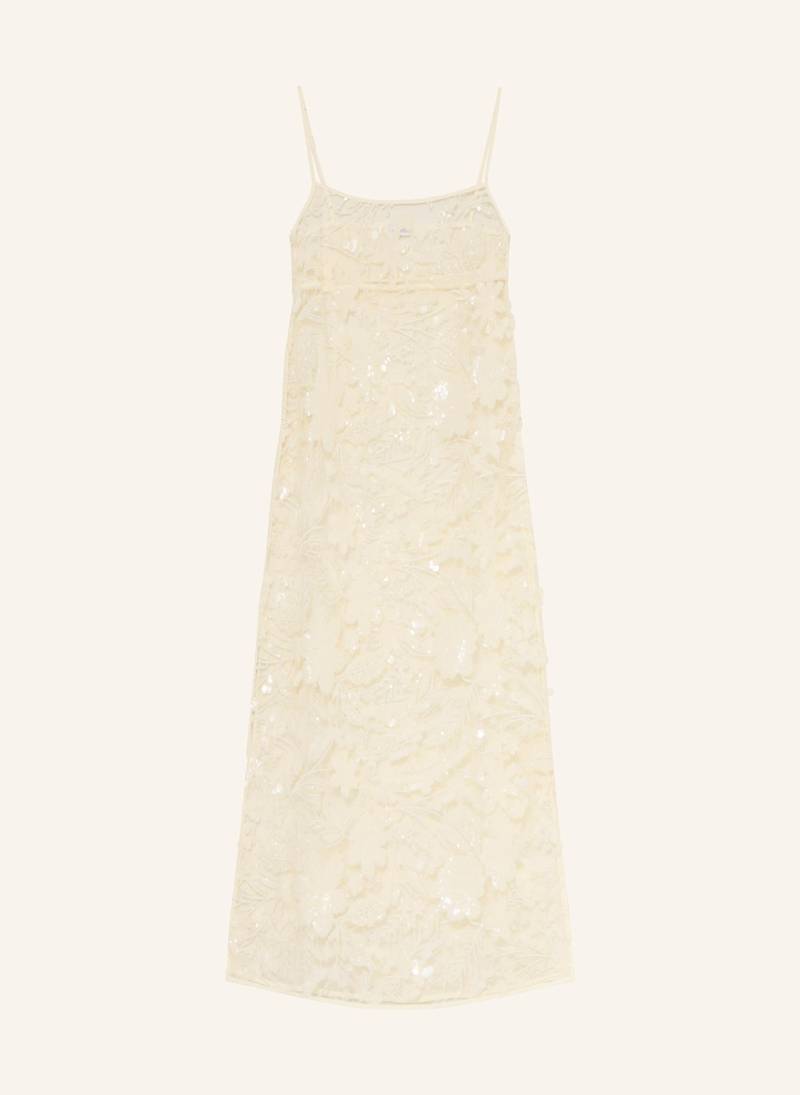 Mrs & Hugs Mesh-Kleid Mit Pailletten beige von Mrs & HUGS
