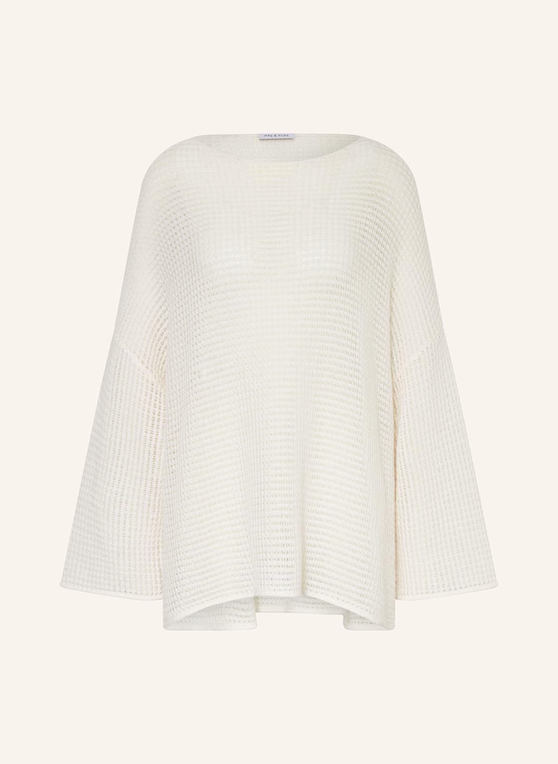 Mrs & Hugs Oversized-Pullover Mit Cashmere weiss von Mrs & HUGS