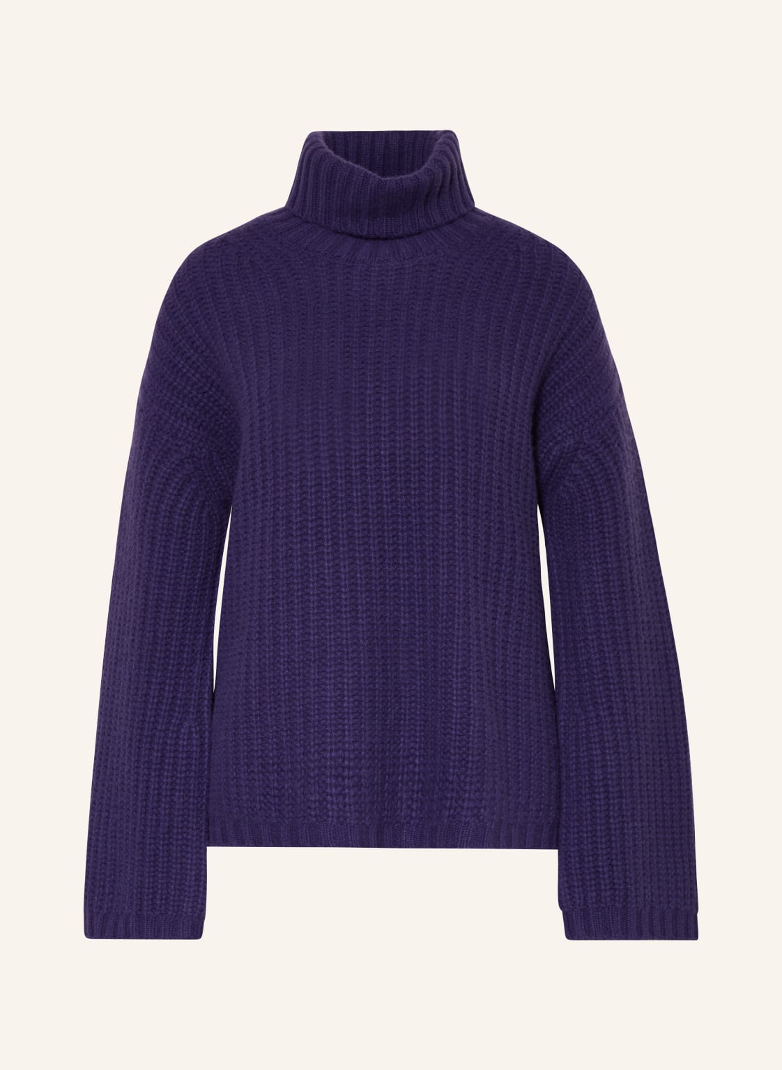 Mrs & Hugs Rollkragenpullover Aus Cashmere lila von Mrs & HUGS