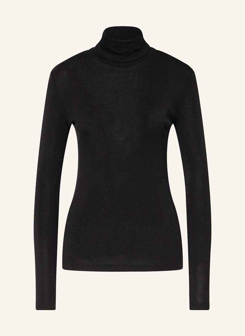 Mrs & Hugs Rollkragenshirt schwarz von Mrs & HUGS