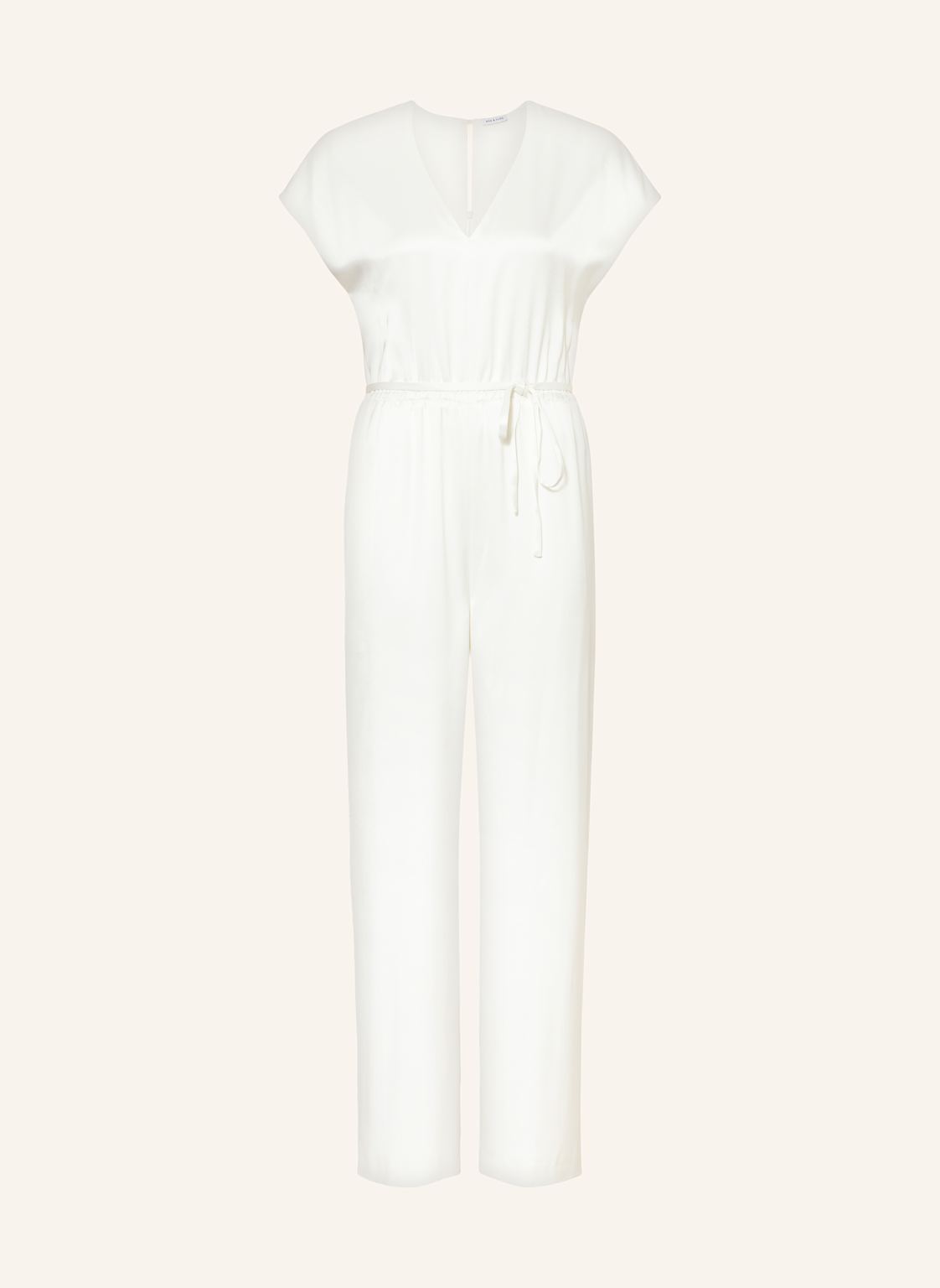 Mrs & Hugs Satin-Jumpsuit weiss Mrs & Hugs Satin-Jumpsuit weiss von Mrs & HUGS