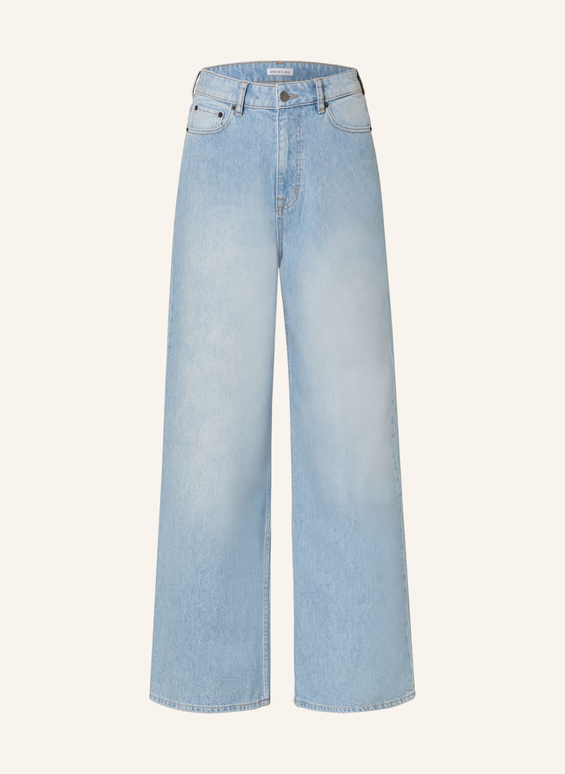 Mrs & Hugs Straight Jeans blau von Mrs & HUGS