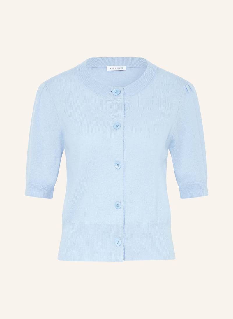 Mrs & Hugs Strickjacke Mit Cashmere blau von Mrs & HUGS