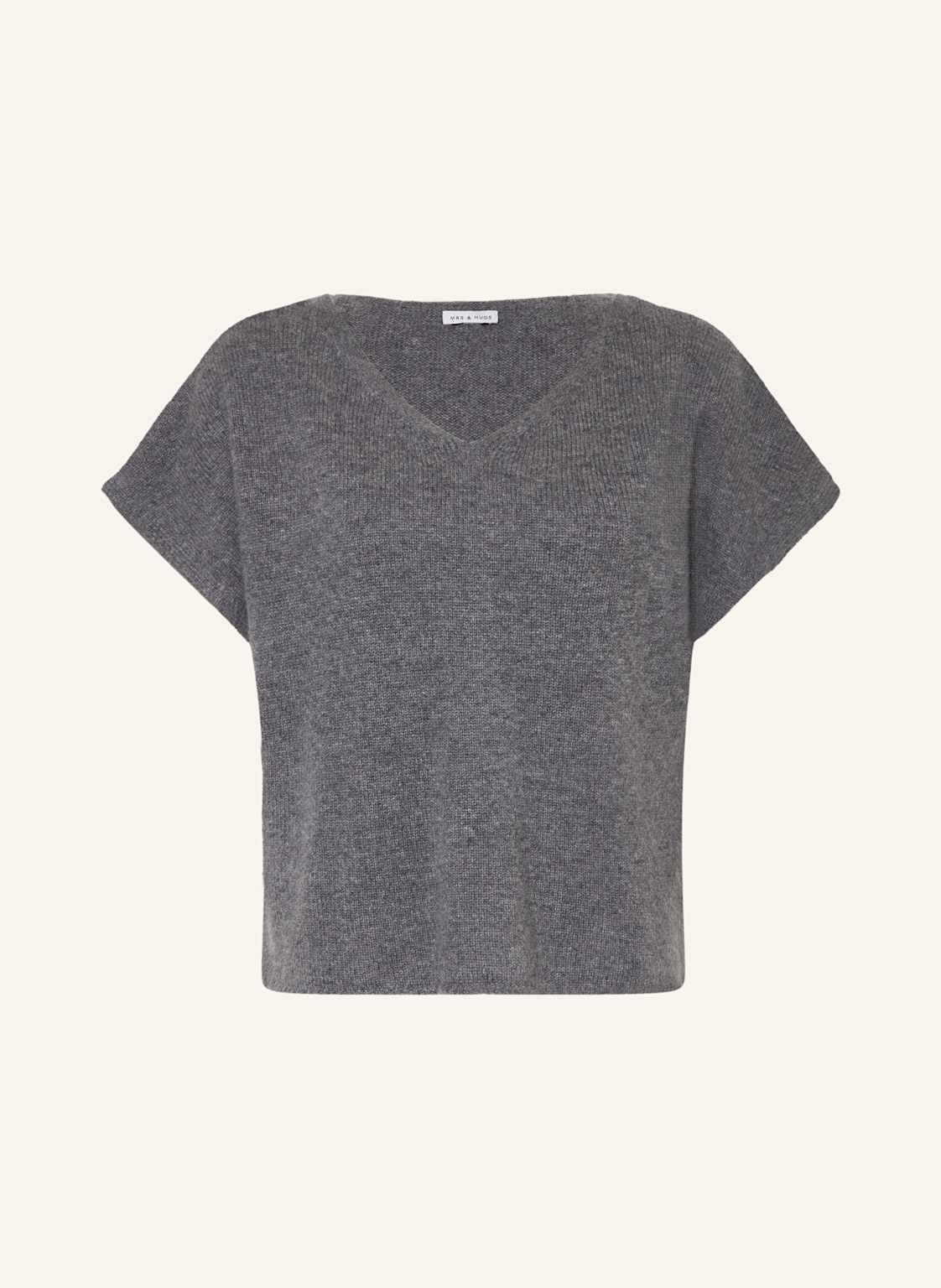 Mrs & Hugs Strickshirt Aus Cashmere grau von Mrs & HUGS