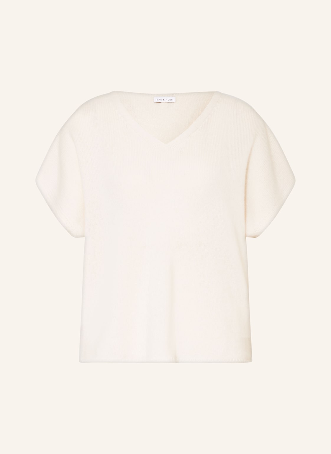 Mrs & Hugs Strickshirt Aus Cashmere weiss von Mrs & HUGS