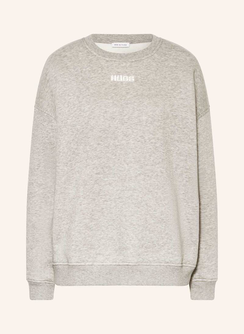 Mrs & Hugs Sweatshirt grau von Mrs & HUGS
