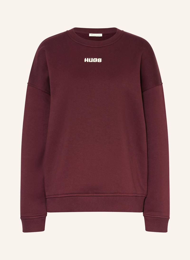 Mrs & Hugs Sweatshirt rot von Mrs & HUGS