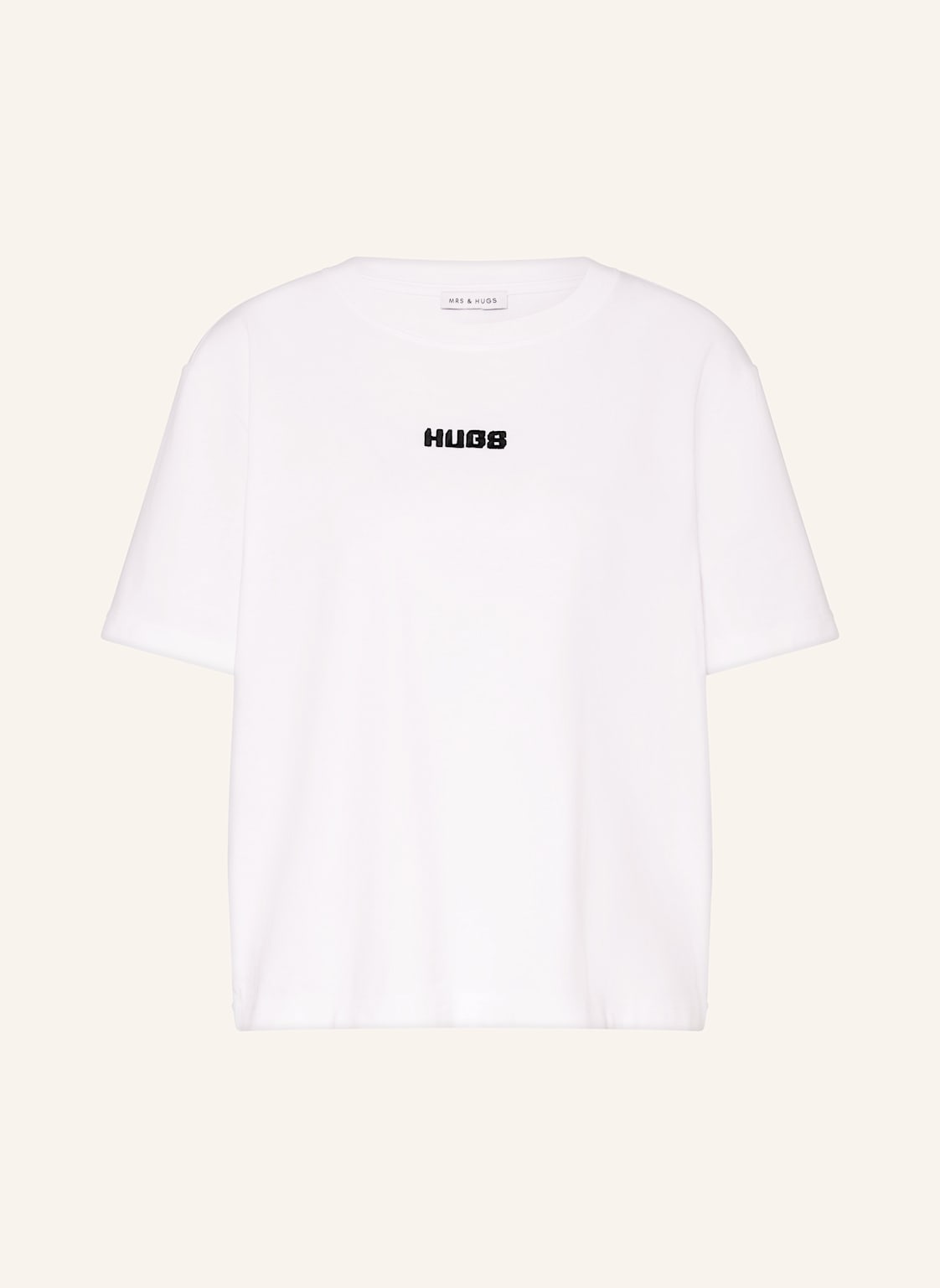 Mrs & Hugs T-Shirt weiss von Mrs & HUGS