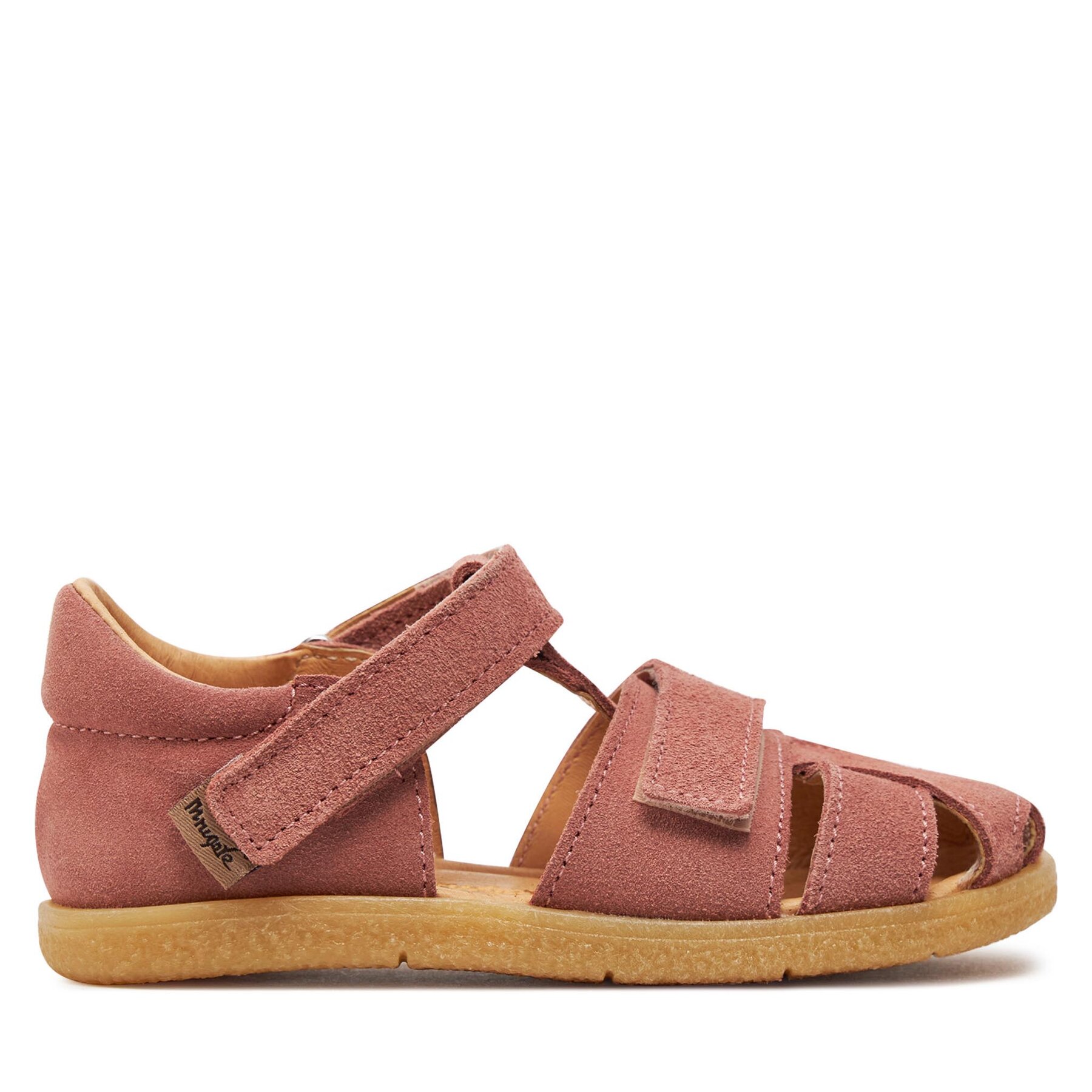 Sandalen Mrugała Mio 1220/4-44 Rosa /Welur von Mrugała