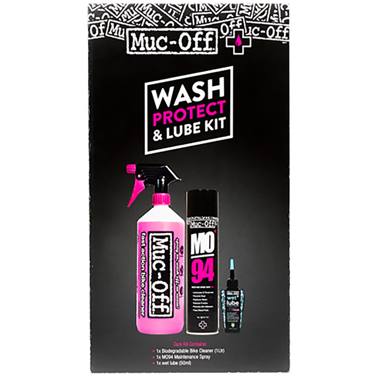 Muc Off Wash, Protect, Lube Kit Reinigungspack von Muc Off