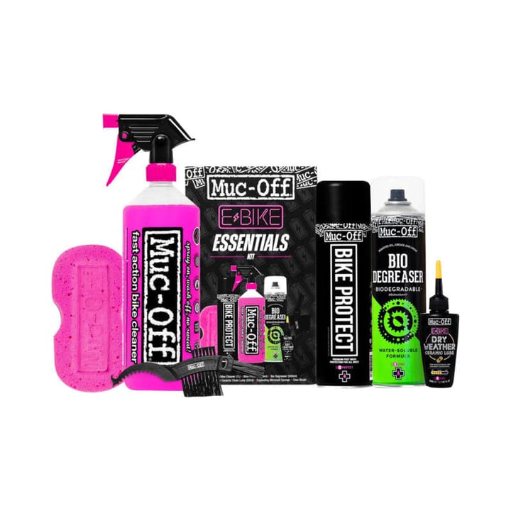 MucOff eBike Essentials Clean Protect & Lube Kit Reinigungsmittel von MucOff