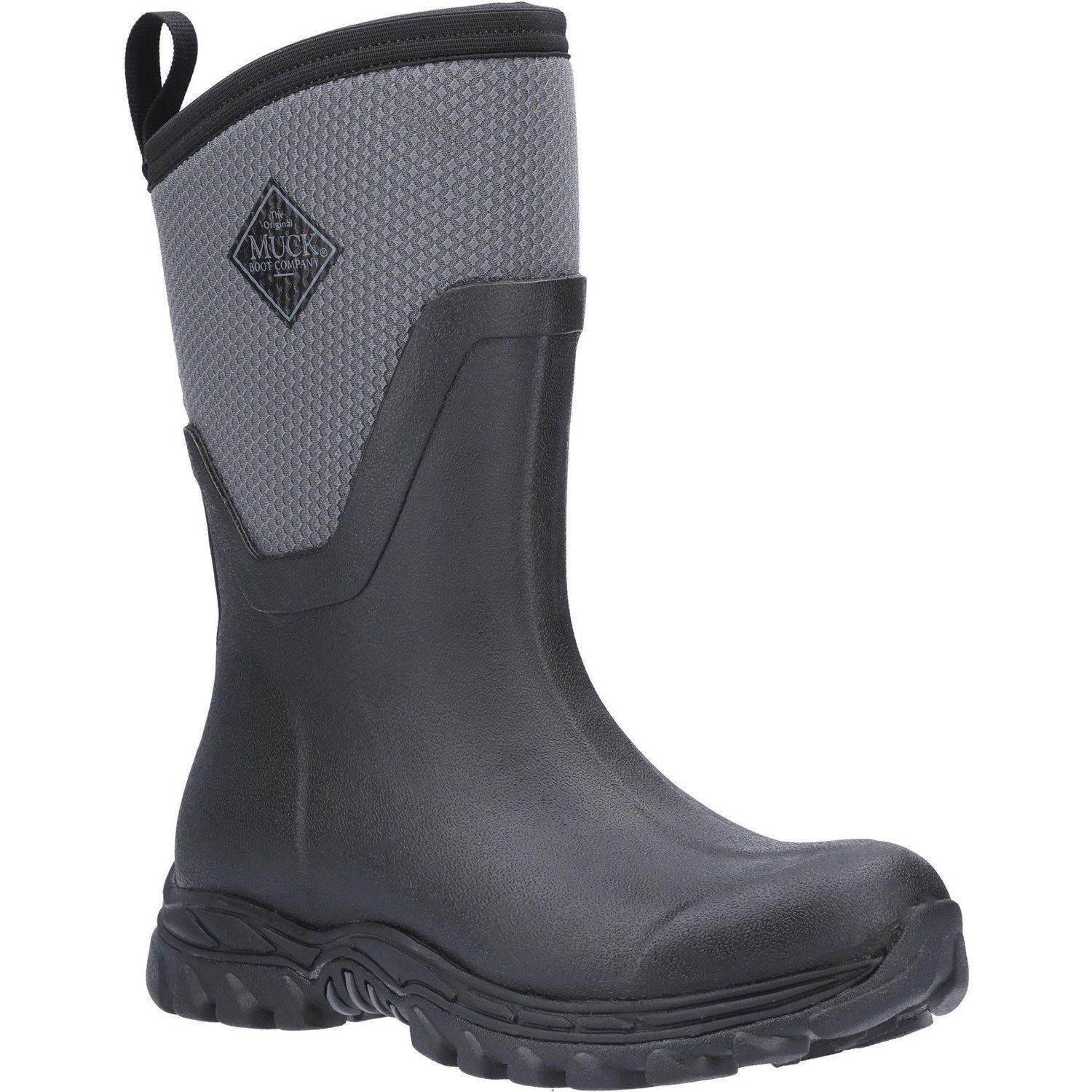 Arctic Sport Mid Gummistielfel Damen Schwarz 38 von Muck Boots