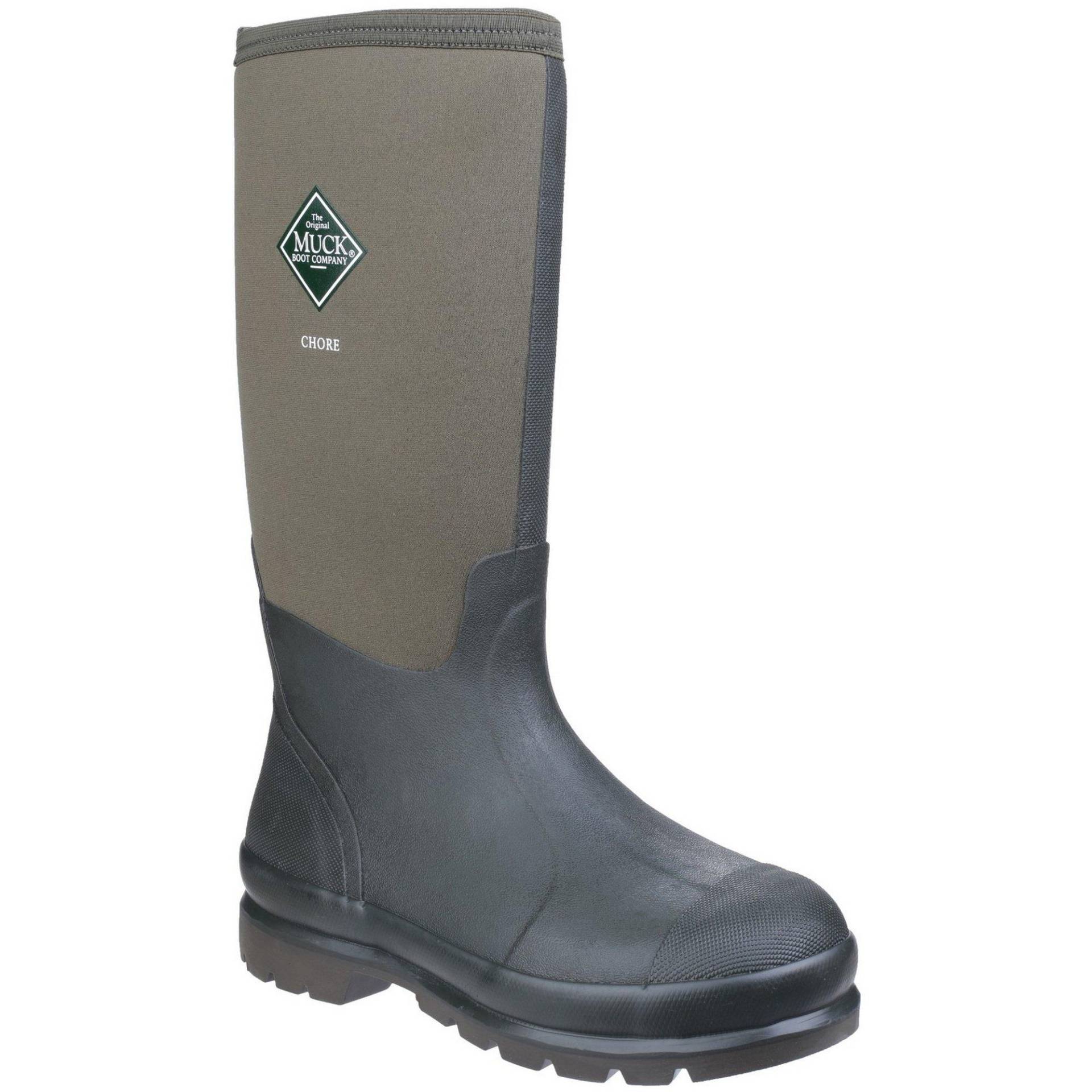 Chore Classic Hi Patterned Gummistiefel Damen Dunkelgrün 48 von Muck Boots