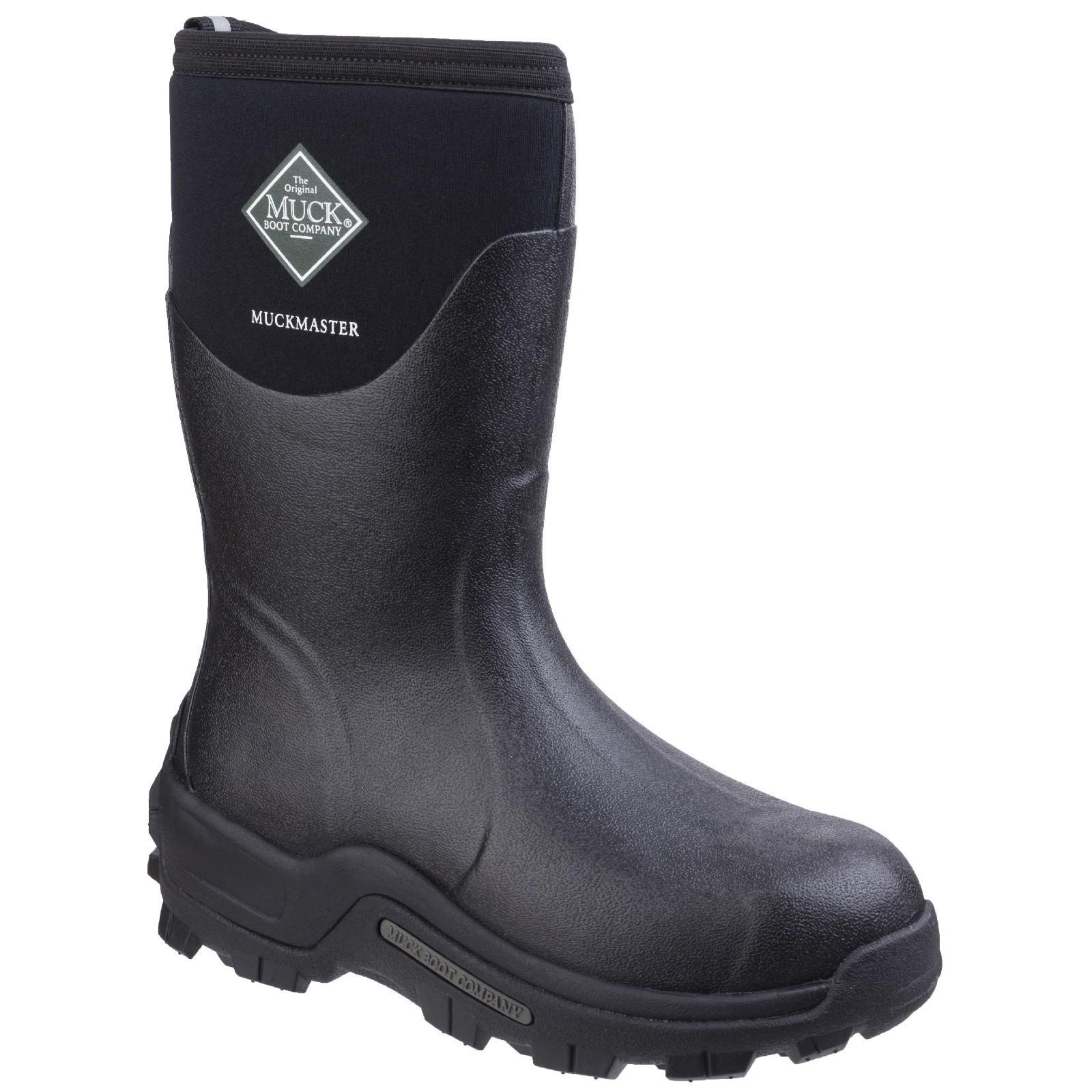 Muckmaster Mid Gummistiefel Herren Schwarz 39 von Muck Boots