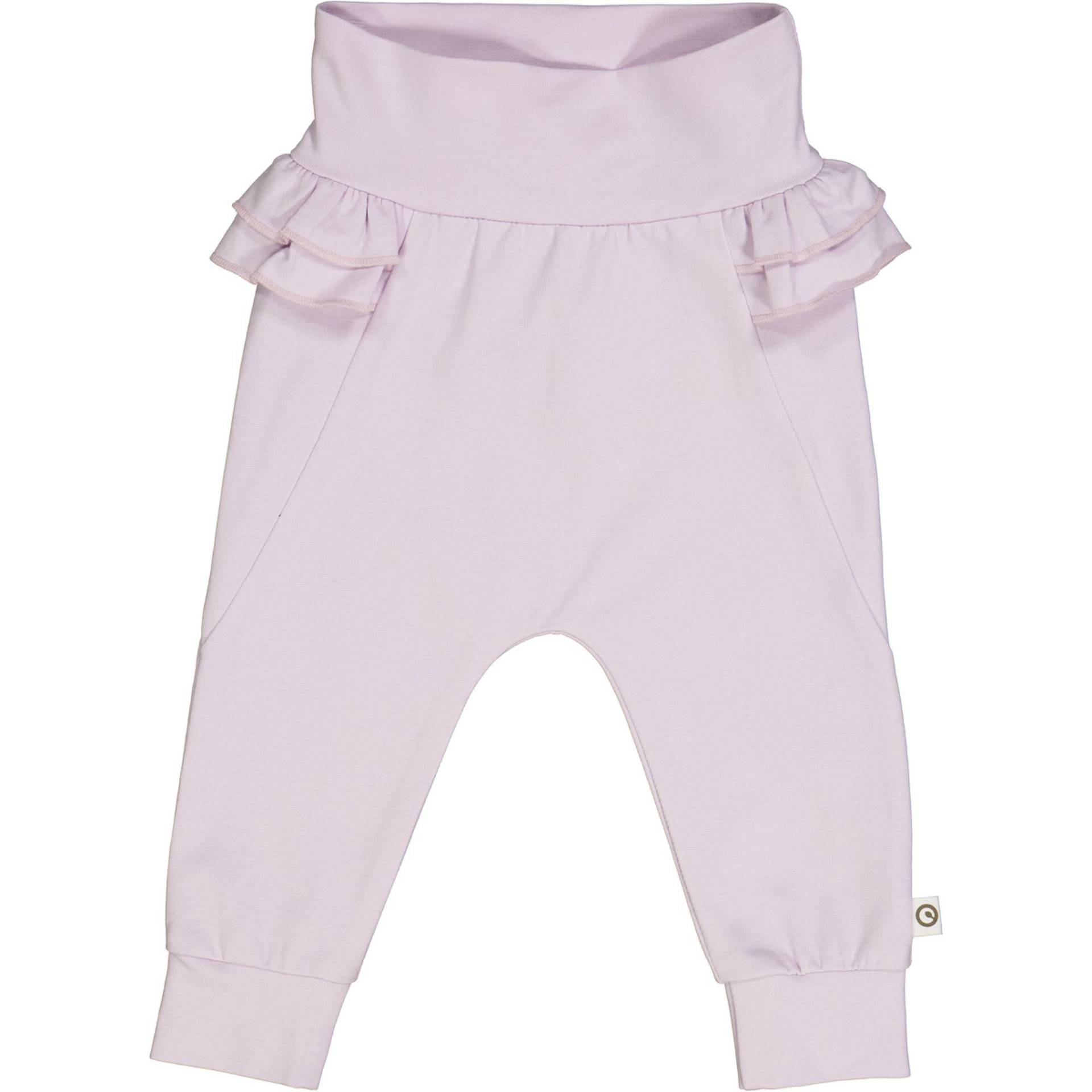 Babyhose Unisex Lavendel 56 von Müsli by Green Cotton