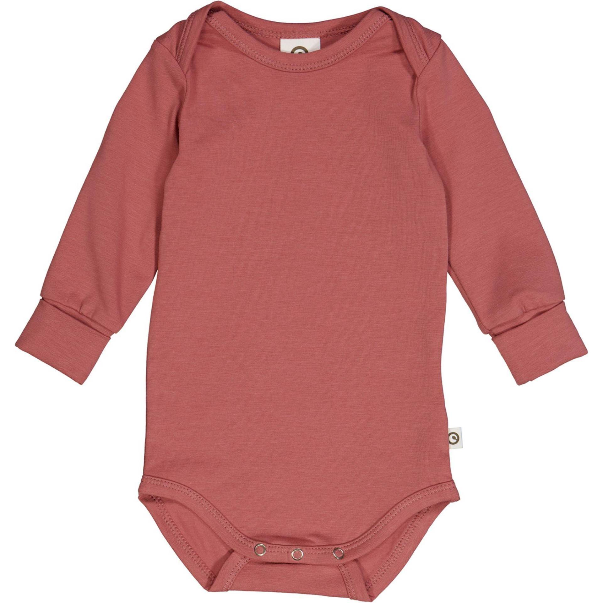 Langarmbody Unisex Rosa 92 von Müsli by Green Cotton