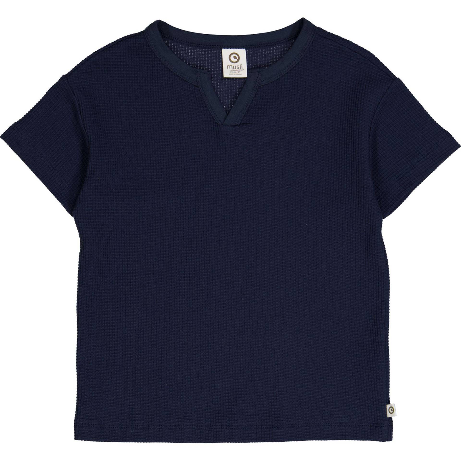 T-shirt Unisex Blau 122 von Müsli by Green Cotton