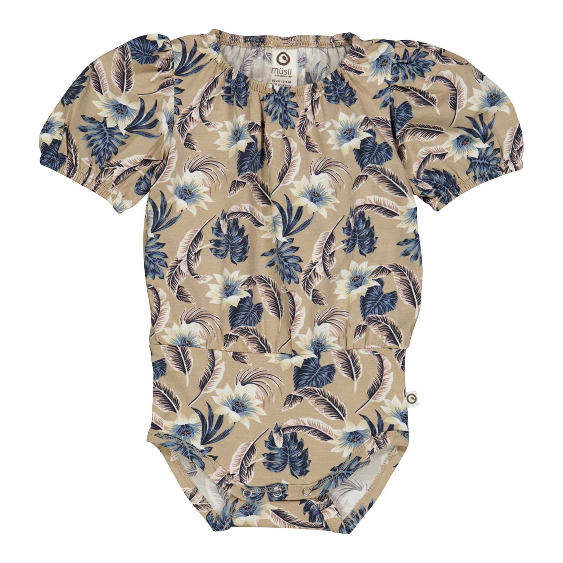 Body kurzarm Puffärmel Blumen Body kurzarm Puffärmel Blumen von Müsli