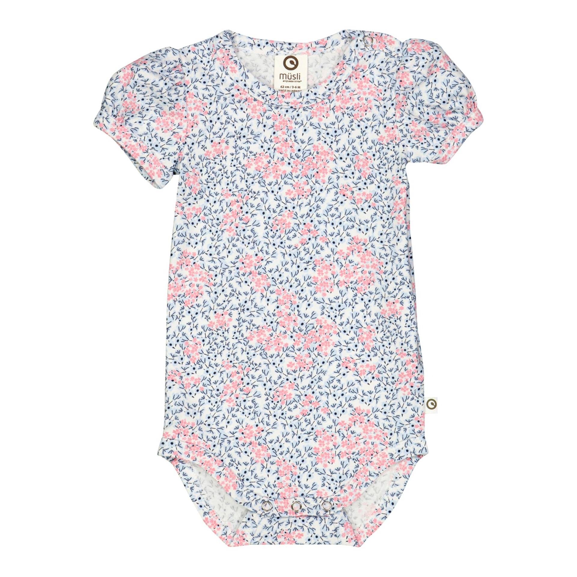 Body kurzarm Puffärmel Blumen Body kurzarm Puffärmel Blumen von Müsli