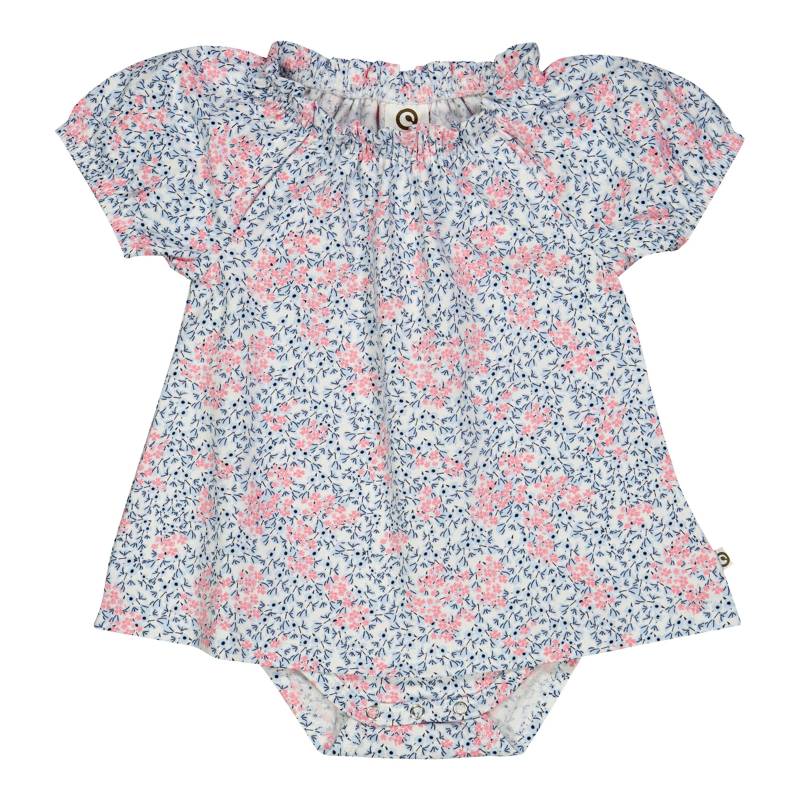 Bodykleid kurzarm Puffärmel Blumen von Müsli