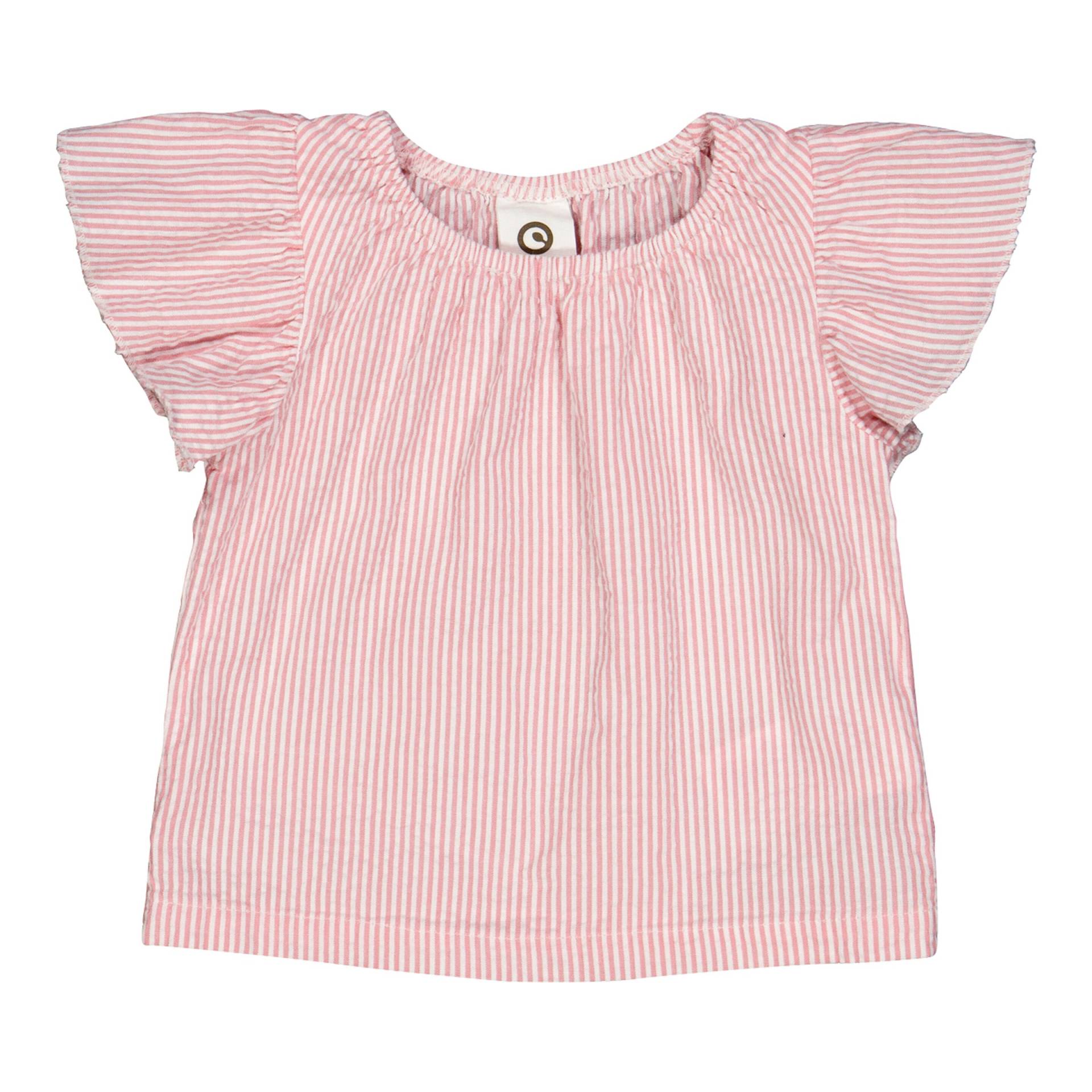Seersucker-T-Shirt Flügelarm Ringel von Müsli