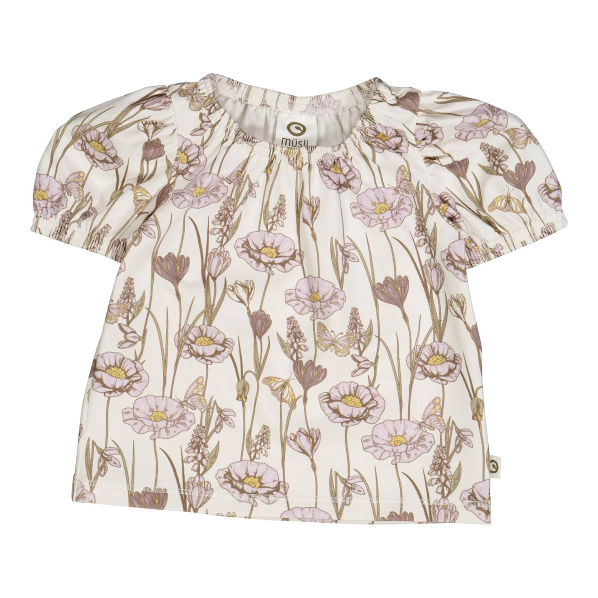 T-Shirt mit Puffärmeln Blumen von Müsli