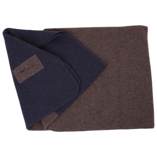 Mufflon - Blanket Logo - Decke Gr 200 x 140 cm blau;blau/schwarz;braun;braun/schwarz;grau;oliv;rot;schwarz von Mufflon