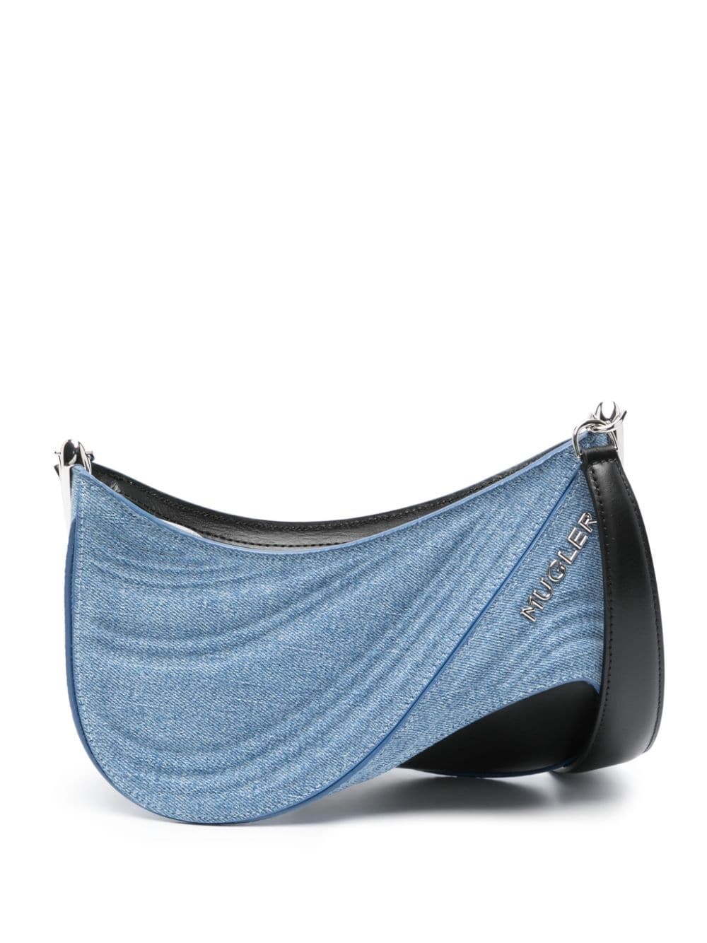 Mugler small Spiral Curve 01 crossbody bag - Blue von Mugler