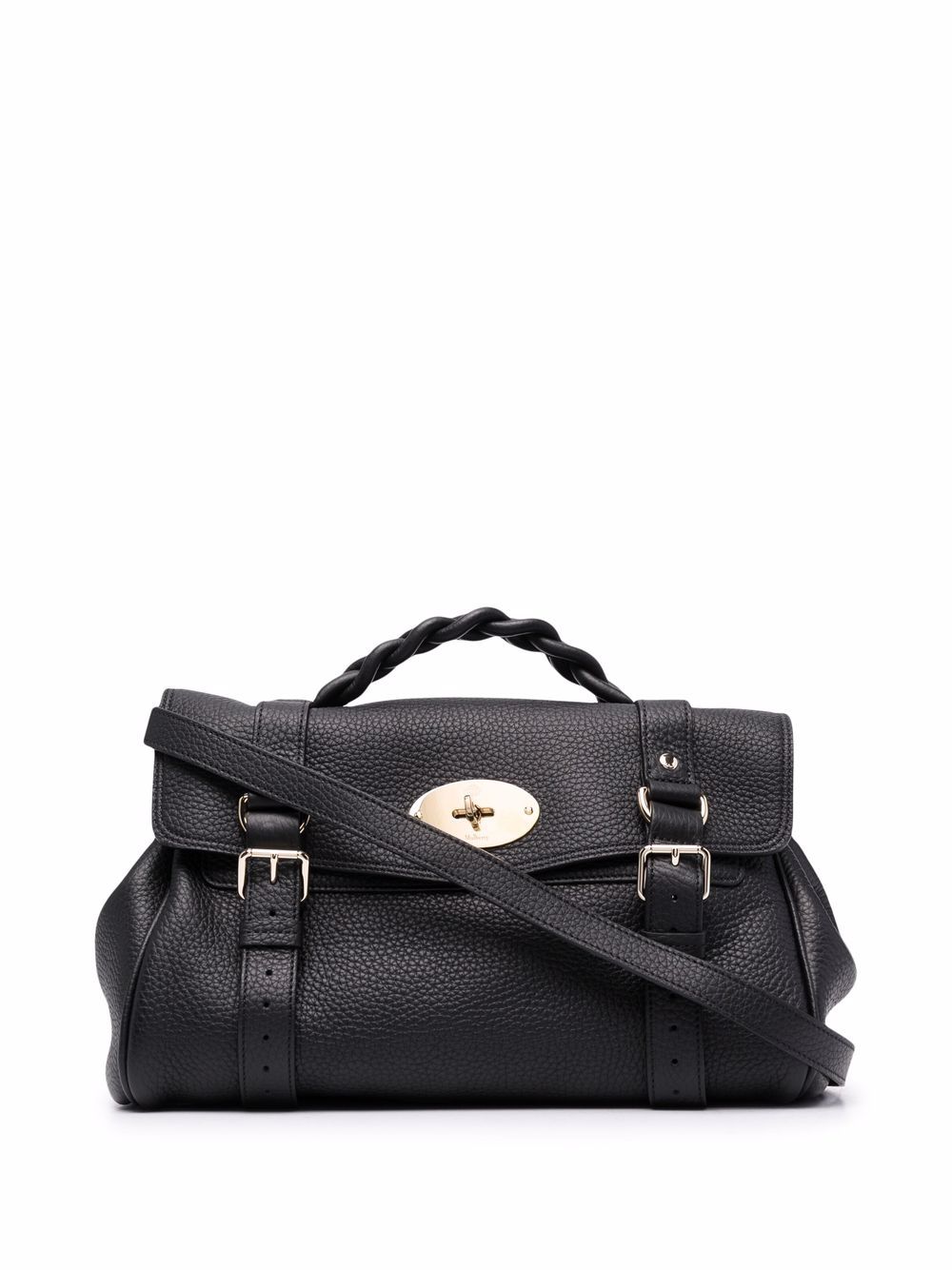 Mulberry Alexa leather satchel bag - Black von Mulberry