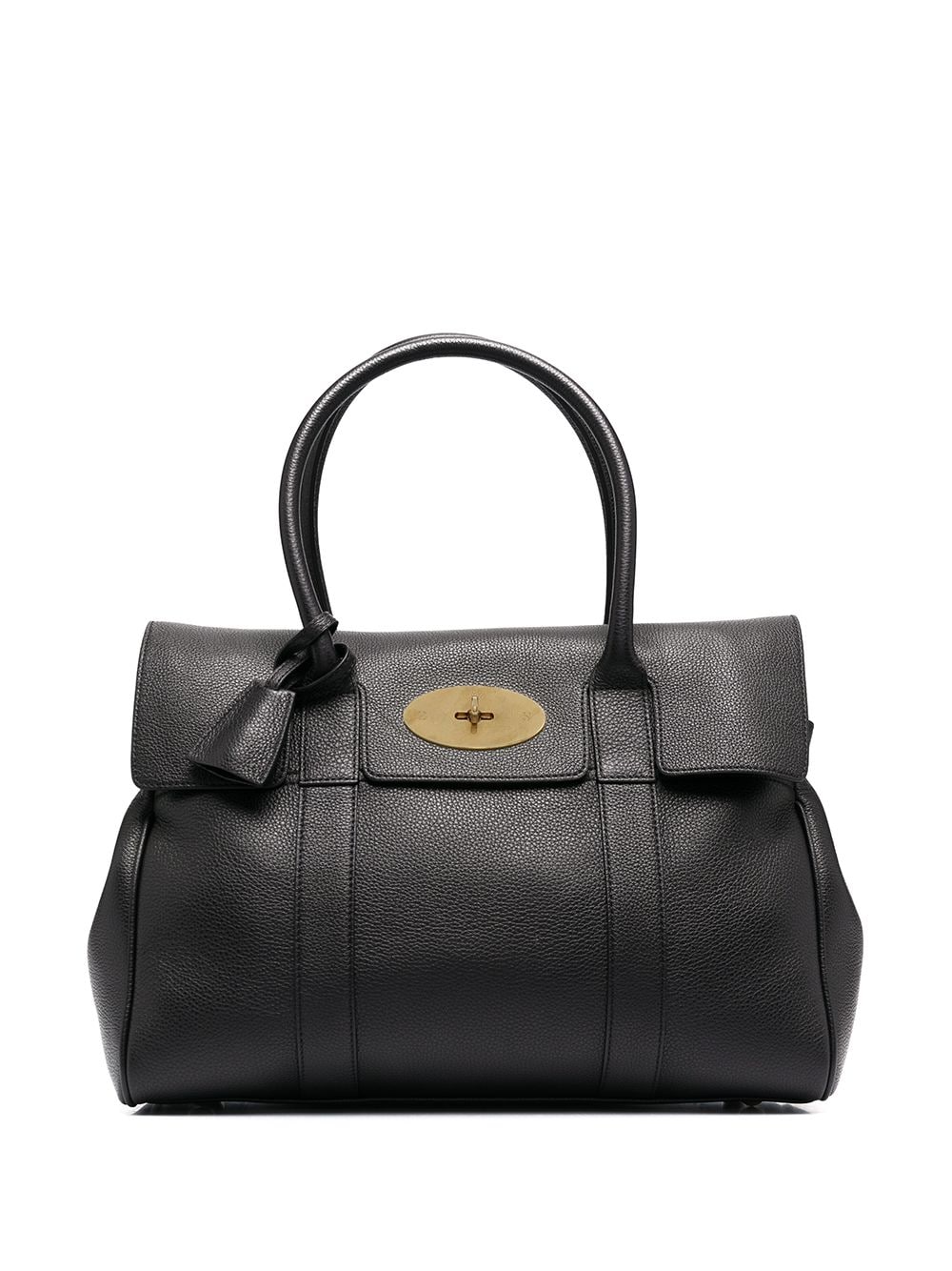 Mulberry Bayswater front-flap closure tote bag - Black von Mulberry