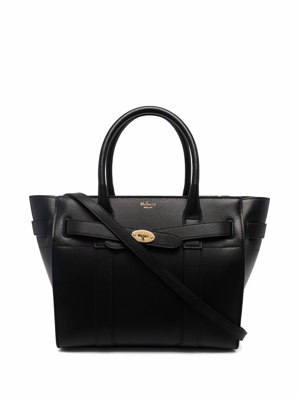 Mulberry Bayswater leather tote bag - Black von Mulberry