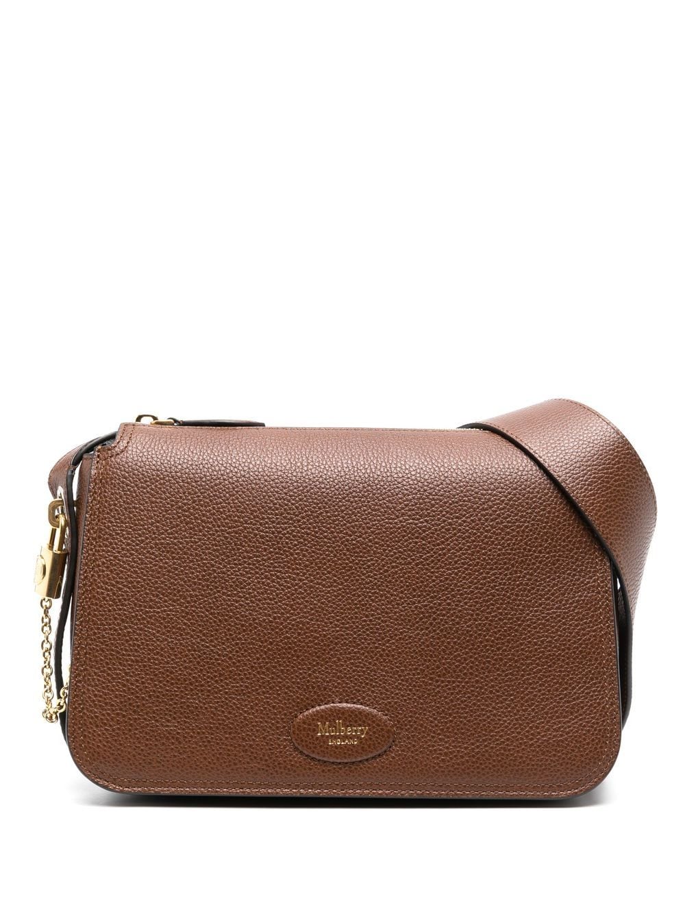 Mulberry Billie leather crossbody bag - Brown von Mulberry