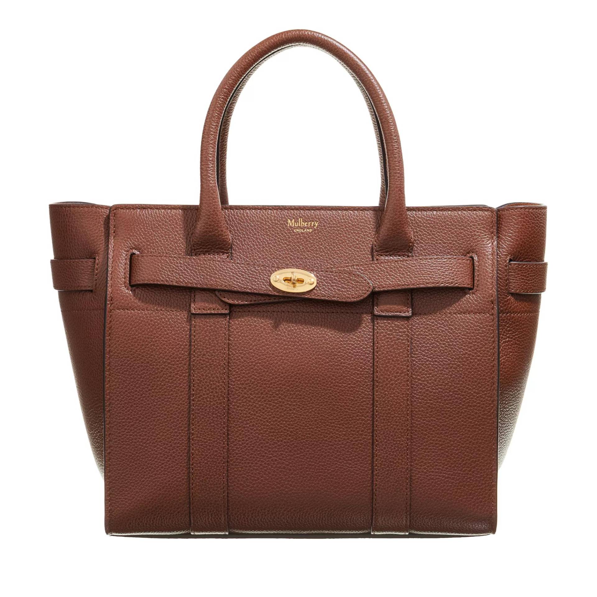 Mulberry Henkeltasche - Small Zipped Bayswater Tote Bag - Gr. unisize - in Braun - für Damen von Mulberry