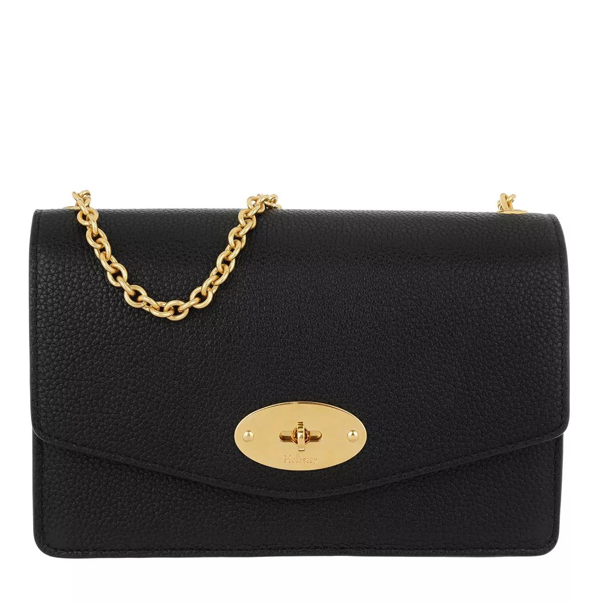 Mulberry Umhängetasche - Small Darley Small Classic Grain - Gr. unisize - in Schwarz - für Damen von Mulberry