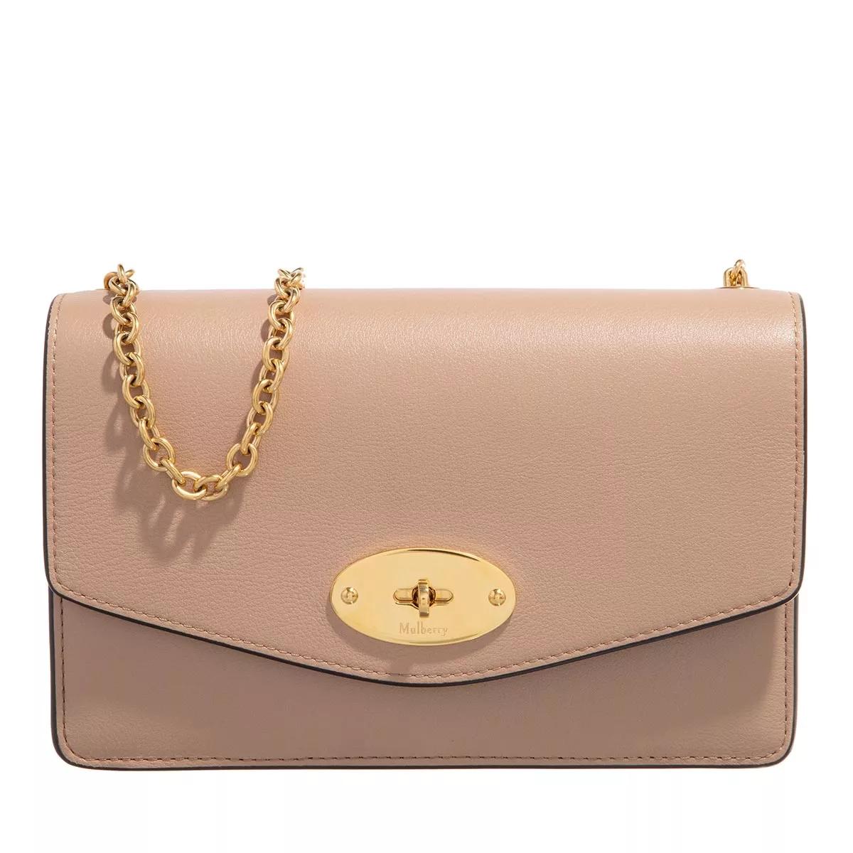 Mulberry Umhängetasche - Small Darley Silky - Gr. unisize - in Beige - für Damen von Mulberry