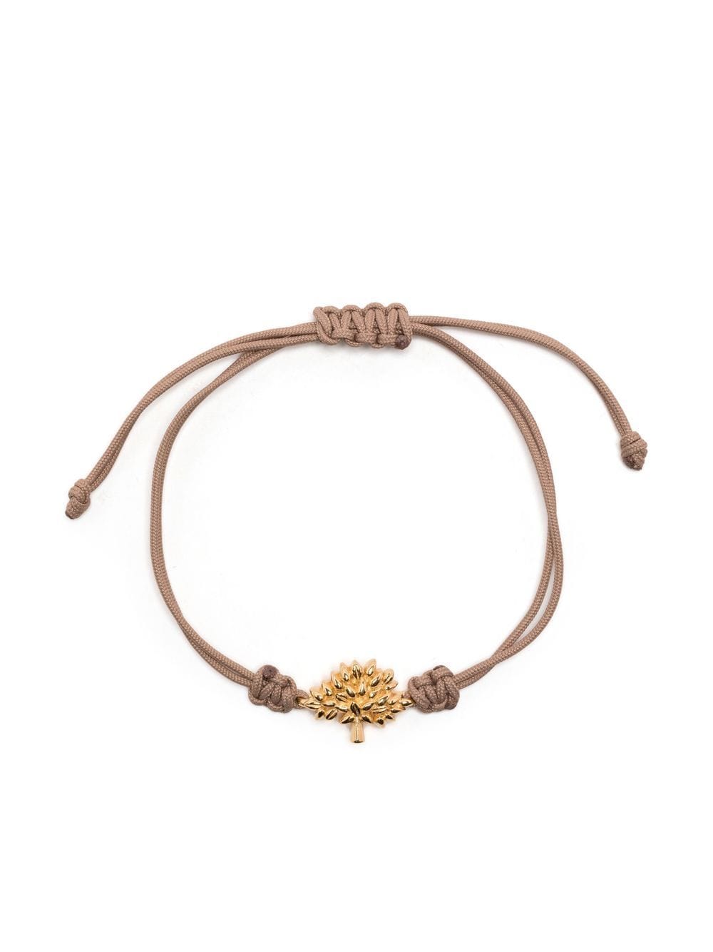 Mulberry adjustable cord charm bracelet - Brown von Mulberry