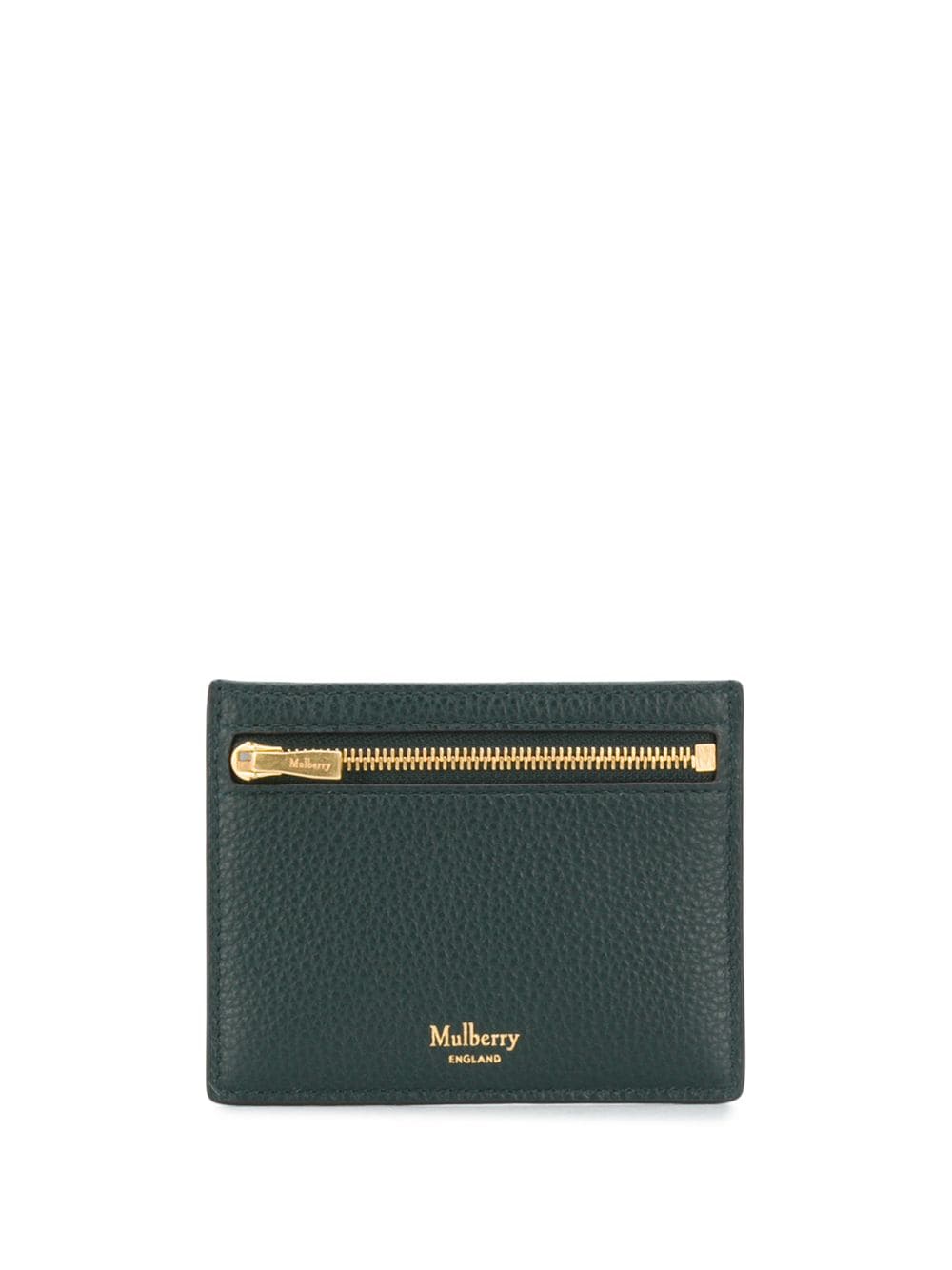 Mulberry compact logo cardholder - Green von Mulberry