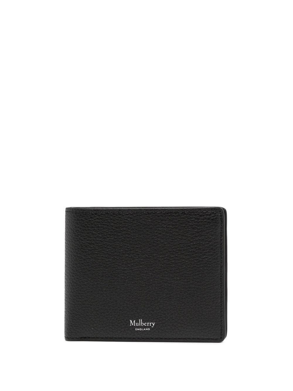 Mulberry eight card classic grain wallet - Black von Mulberry