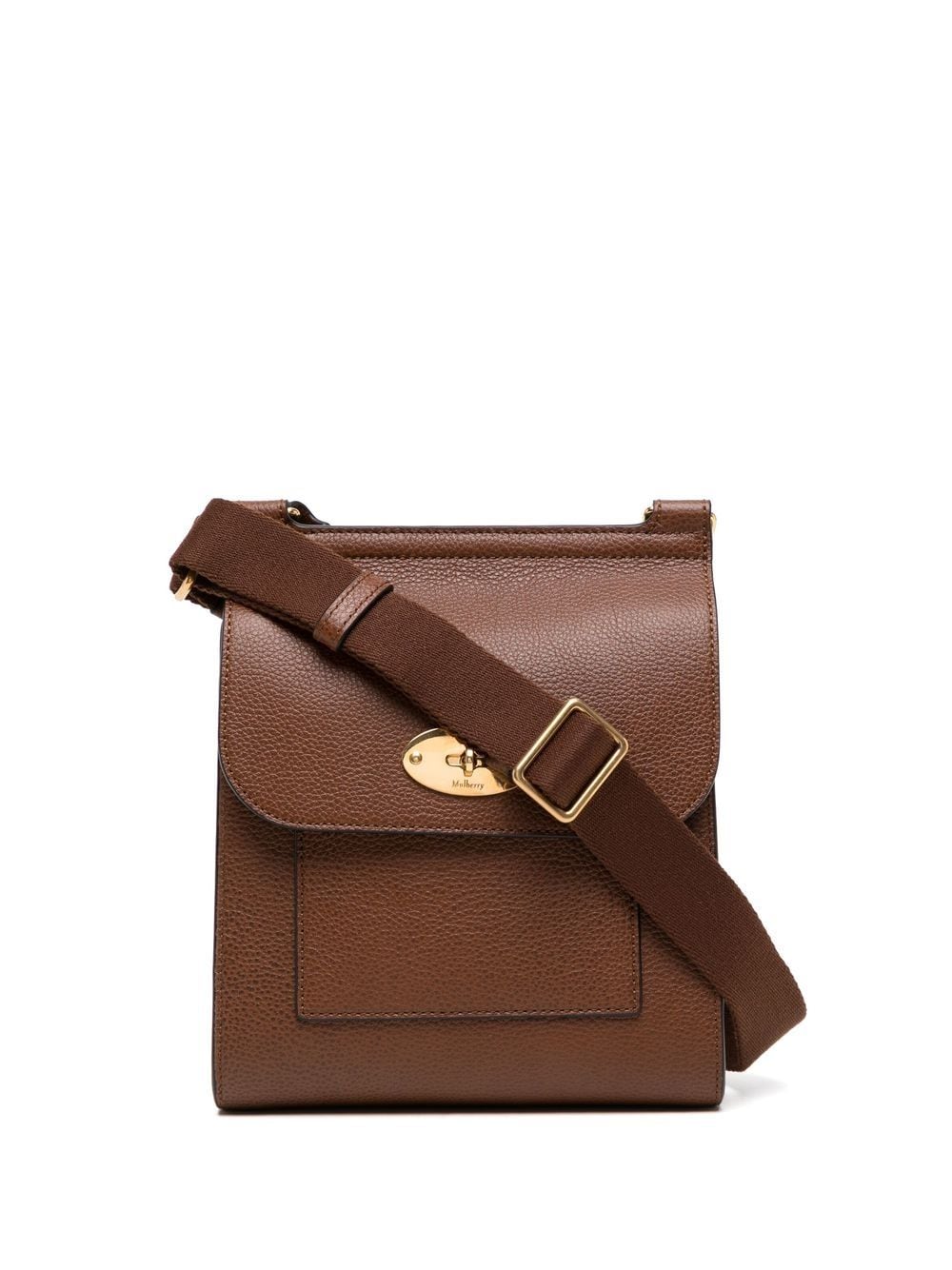 Mulberry small Antony leather crossbody bag - Brown von Mulberry