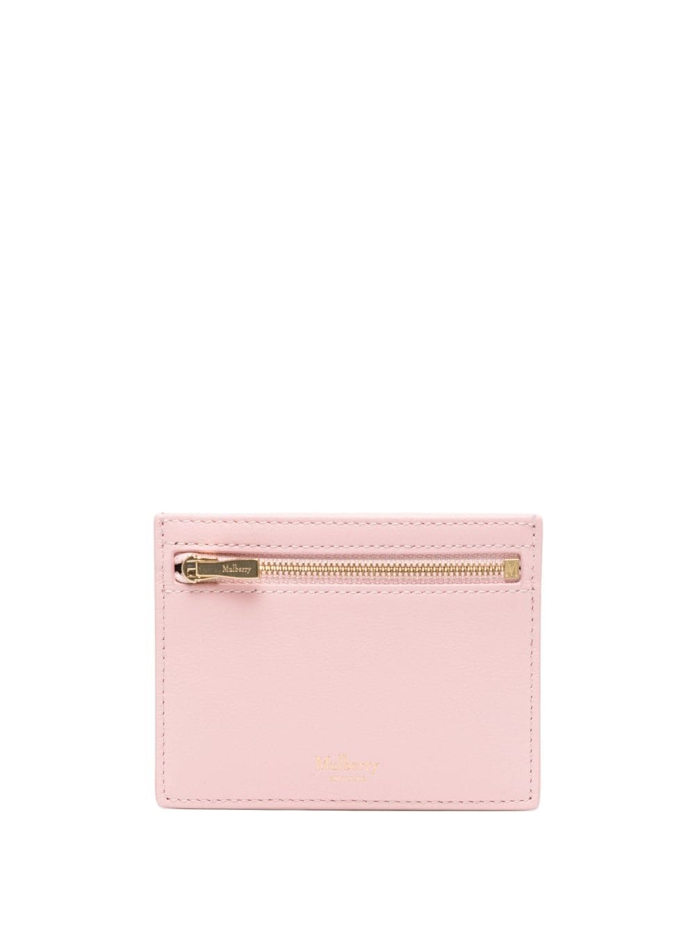 Mulberry zipped grained leather cardholder - Pink von Mulberry